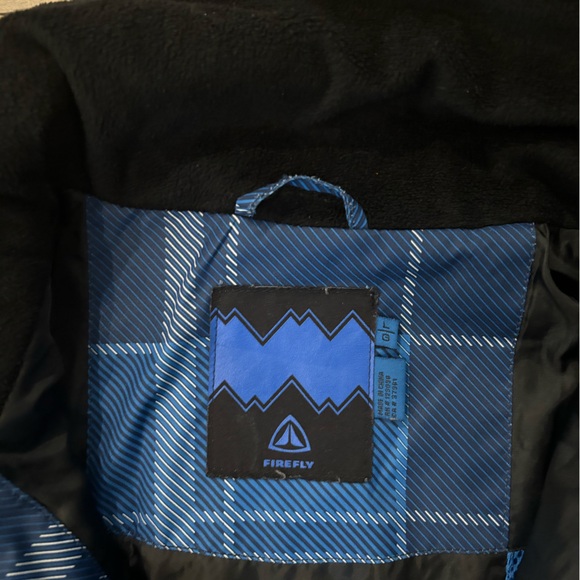 Men’s Large Firefly Ski Jacket, blue patterned. - Picture 3 of 5